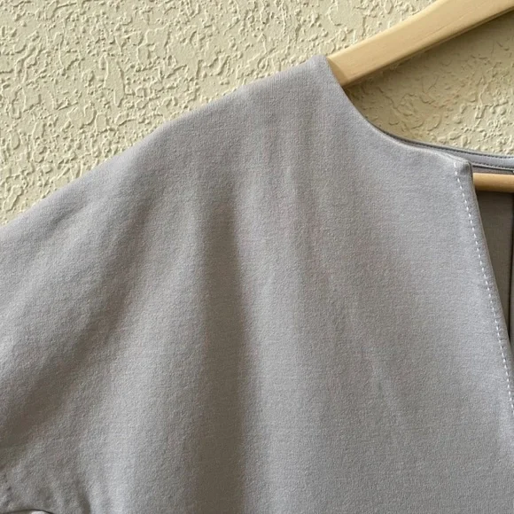 Winser London Dress Miracle Katherine Sheath Classic Work Office Minimal Gray 16 - Picture 7 of 11